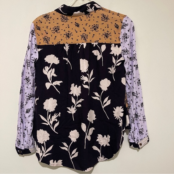 Maeve Multicolor Floral Button-Down Shirt - Picture 4 of 4